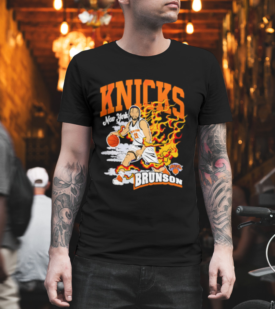 Knicks Jalen Brunson Fired Up New York Knicks T-Shirt