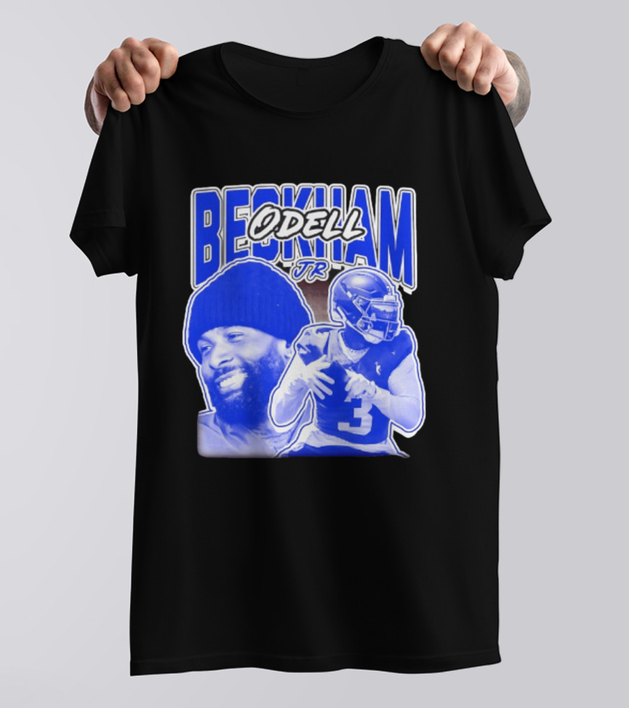 Odell Beckham Jr New York Giants Beckham JR Football Helmets Sports T-Shirt