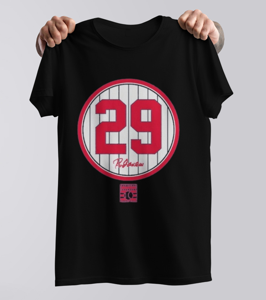 Rod Carew 29 Baseball Hall Of Fame Signature Number T-Shirt