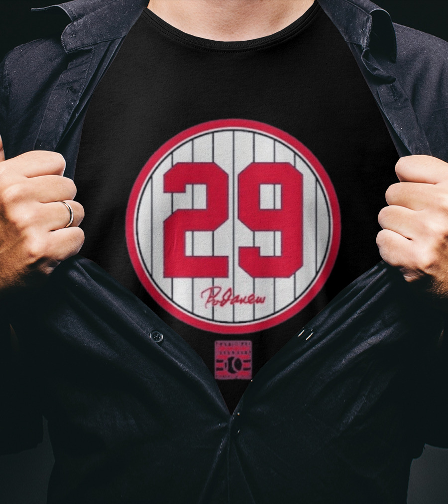 Rod Carew 29 Baseball Hall Of Fame Signature Number T-Shirt