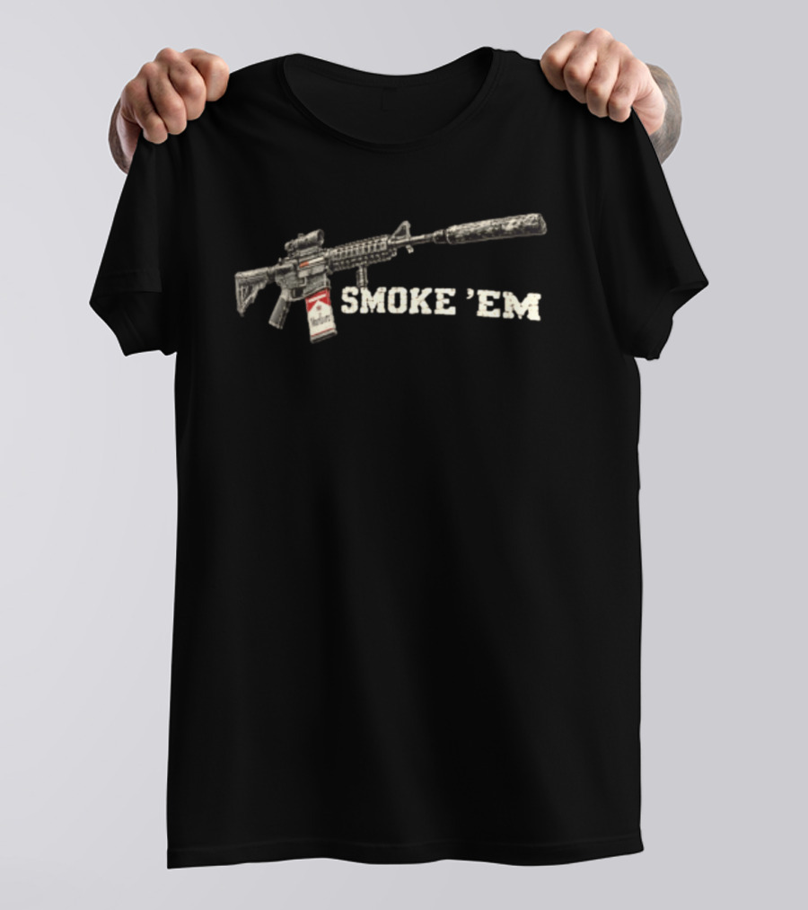 Marlboro Smoke 'em Rifle Pack T-Shirt