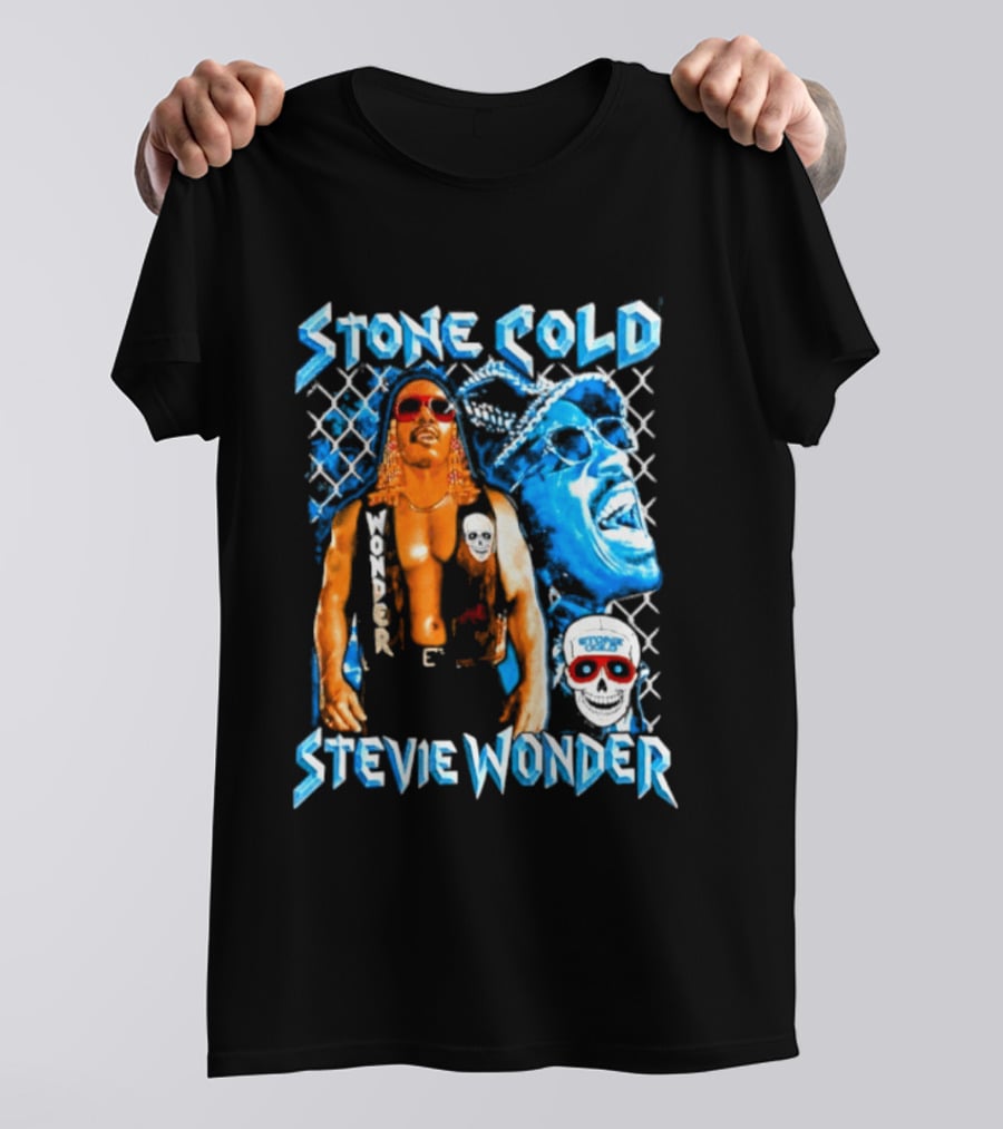 Stone Cold Stevie Wonder Iconic Mashup Legend T-Shirt