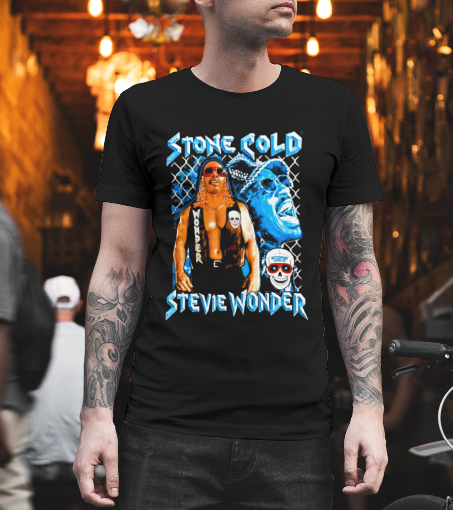 Stone Cold Stevie Wonder Iconic Mashup Legend T-Shirt