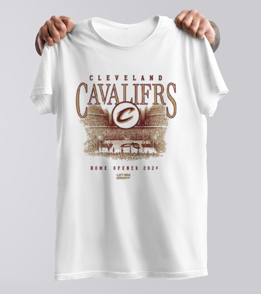 Cleveland Cavaliers Home Opener 2026 Stadium Celebration T-Shirt