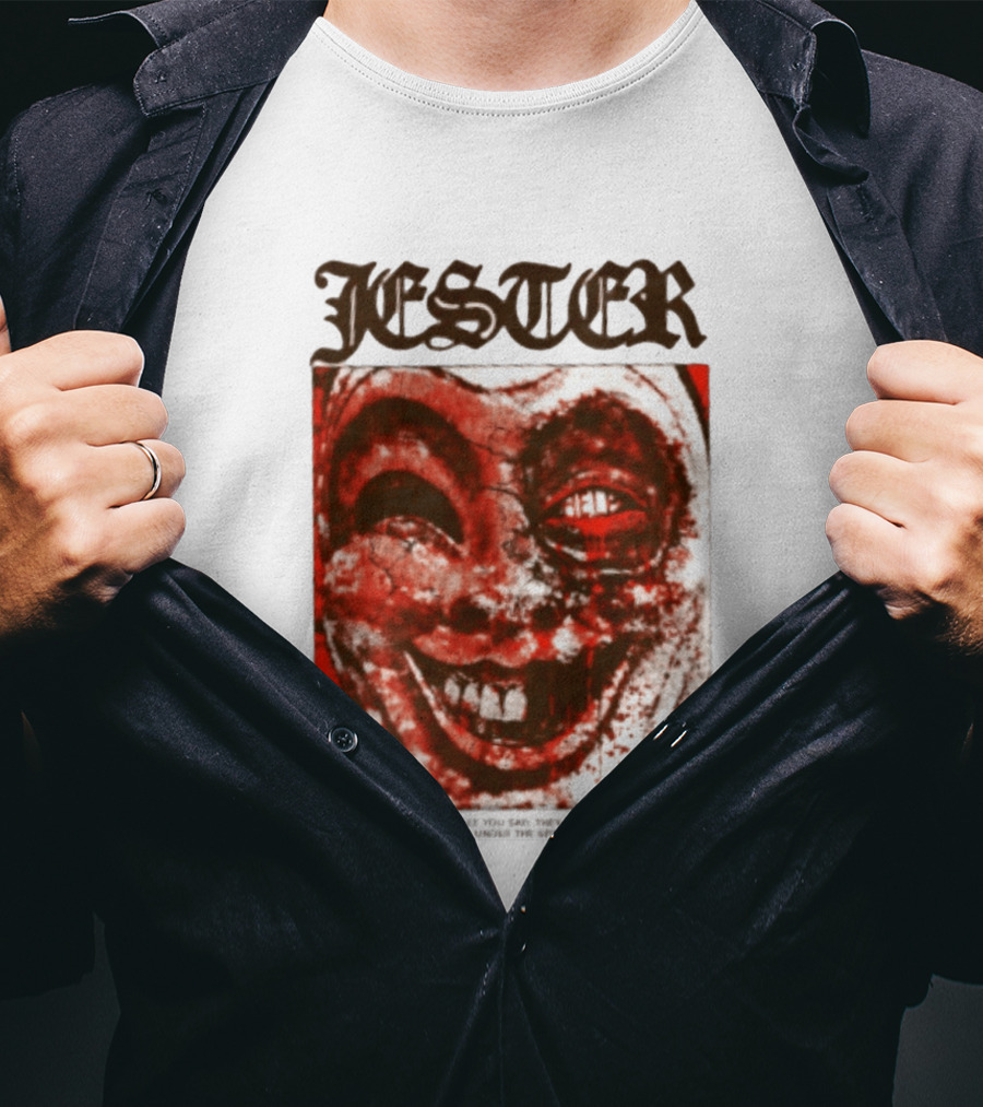 Jester Creepy Clown Help They Want The Happy You T-Shirt