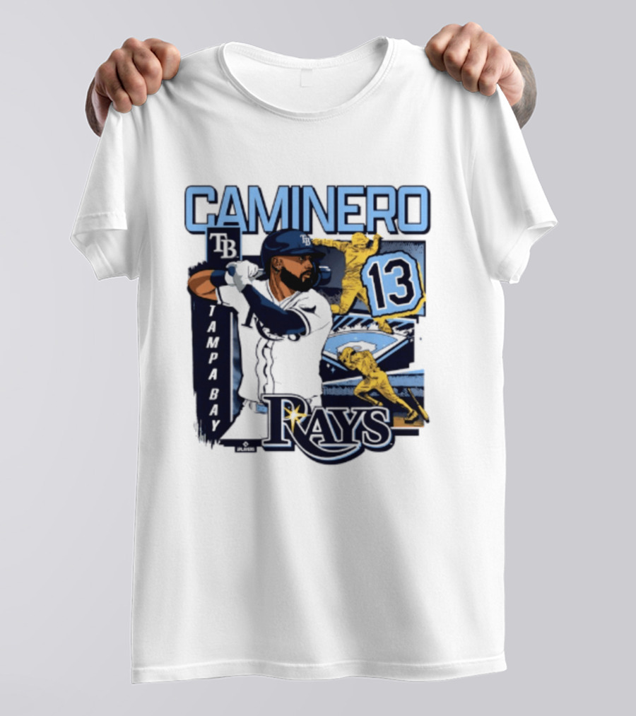 Caminero Tampa Bay Rays 13 Baseball Player T-Shirt