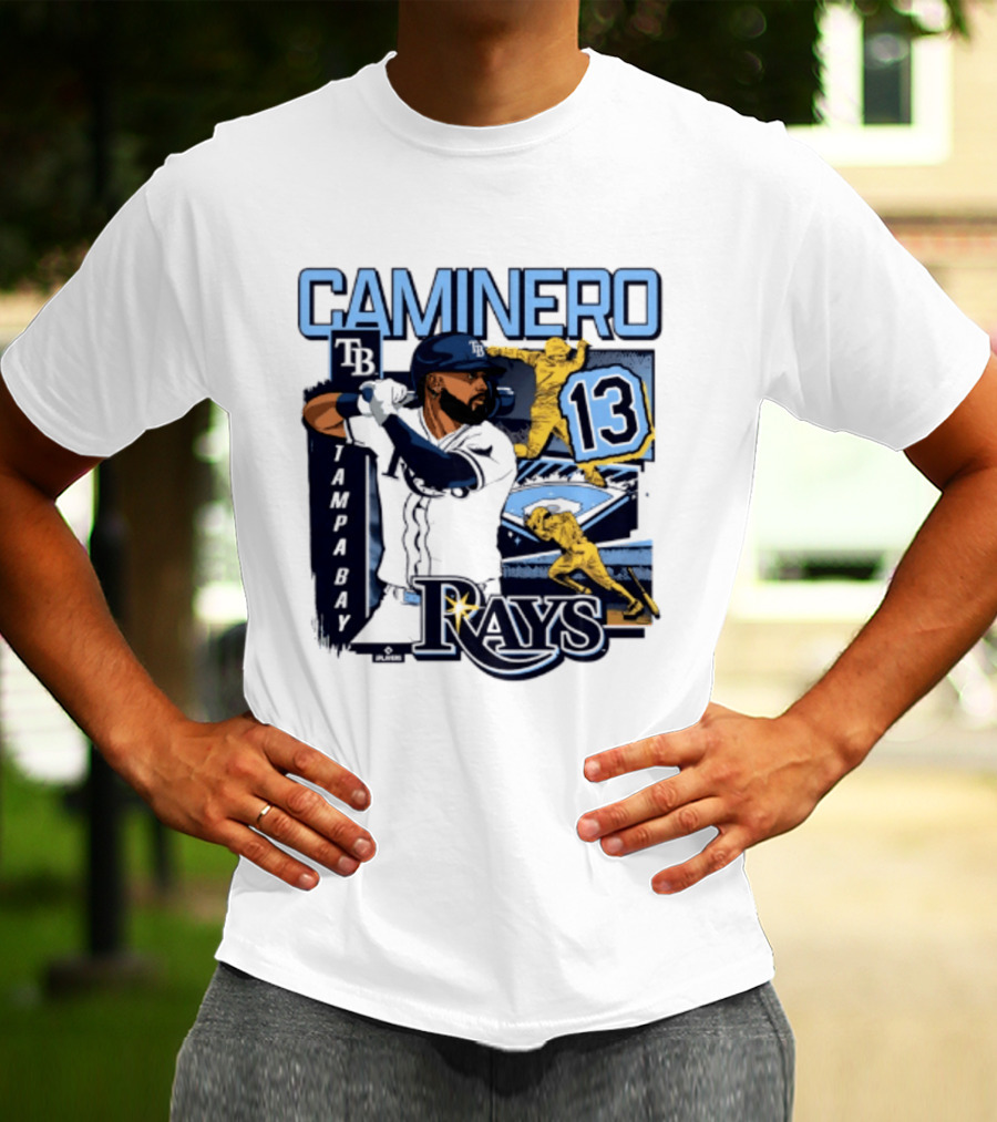Caminero Tampa Bay Rays 13 Baseball Player T-Shirt