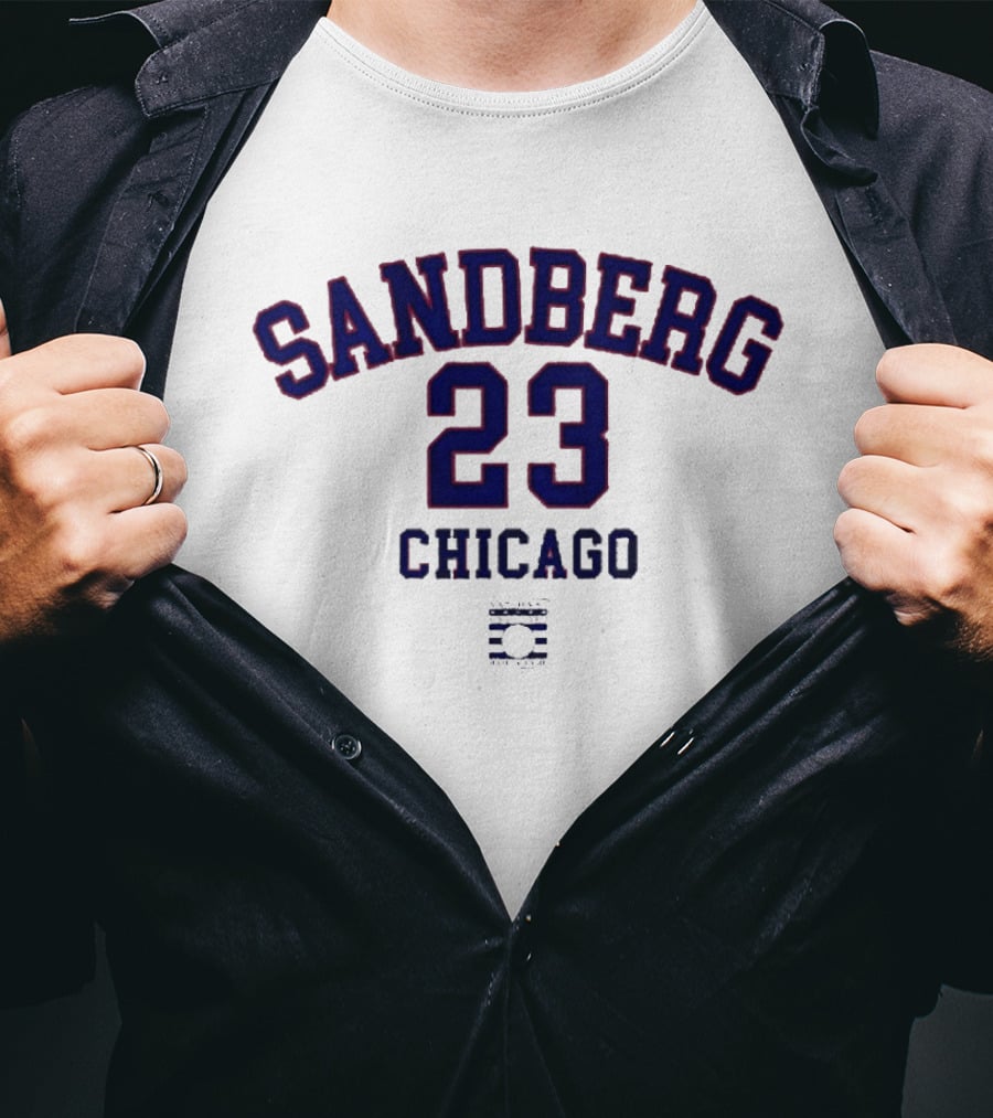 Sandberg 23 Chicago Retro Ryne Sandberg October's Finest T-Shirt