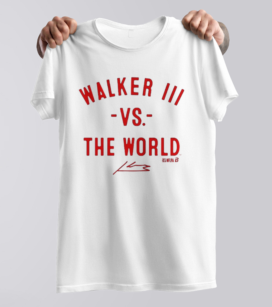 Walker III Vs The World Football Signature T-Shirt