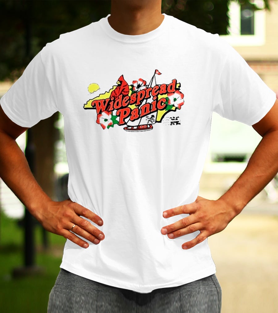Widespread Panic North Carolina 2026 Live Oak Bank Pavilion Event September 18 19 Wilmington 2026 T-Shirt