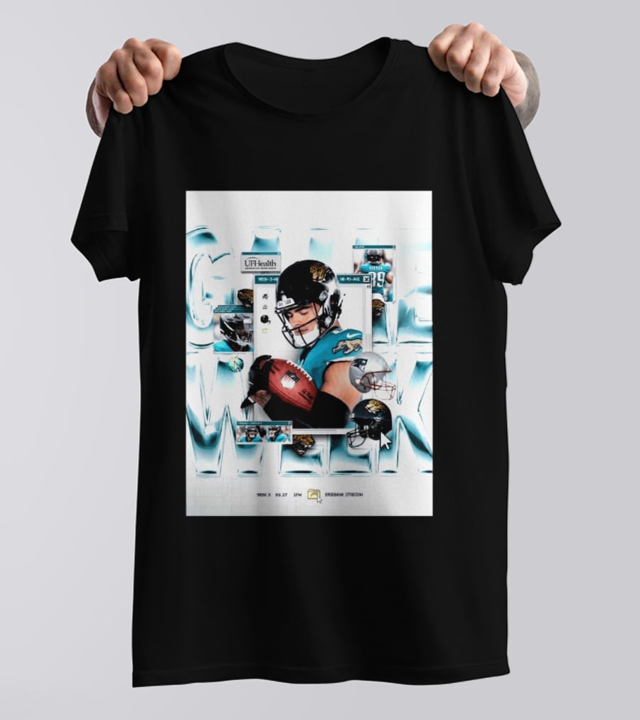 New England Patriots Vs Jacksonville Jaguars Game Week 3 EverBank Stadium September 27 2026 T-Shirt