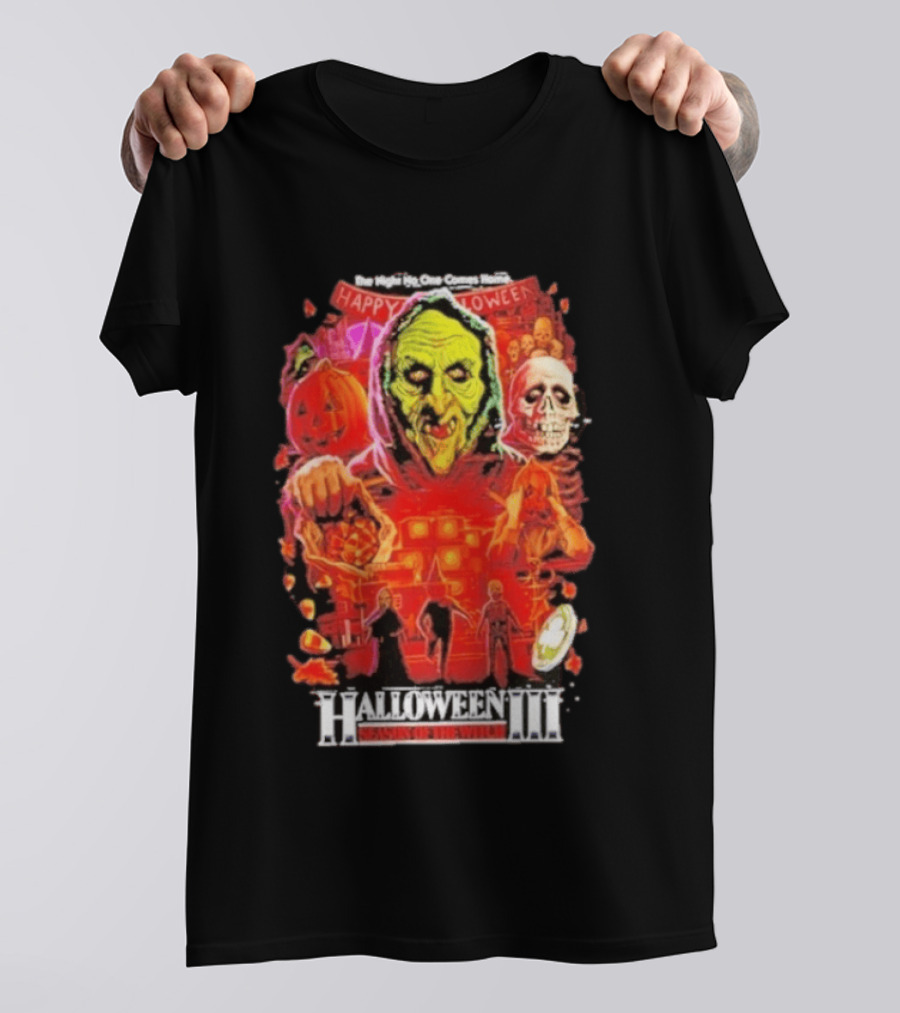 Halloween III Season Of The Witchcraft Happy Halloween Jack O' Lantern Skeleton Pumpkin T-Shirt