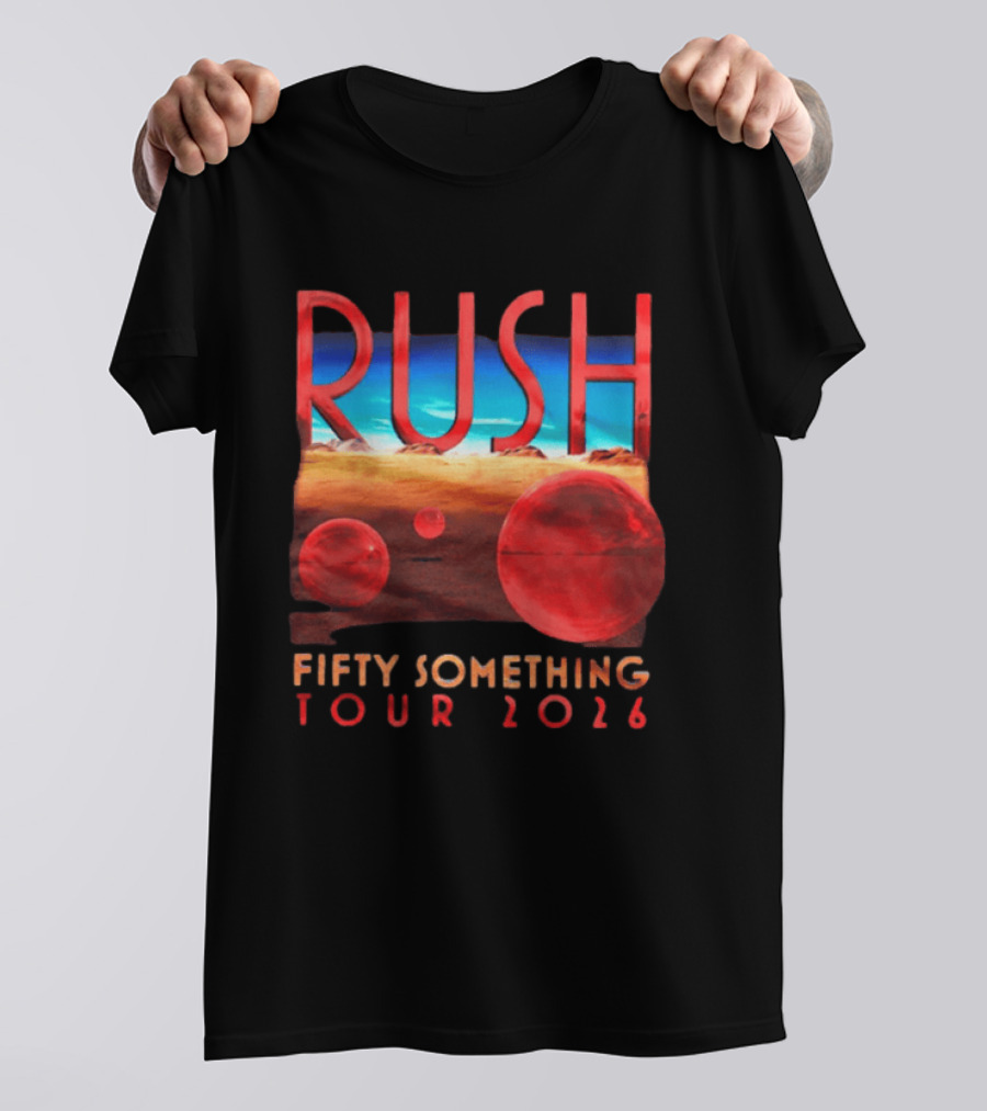 Rush Fifty Something Tour 2026 Spheres T-Shirt