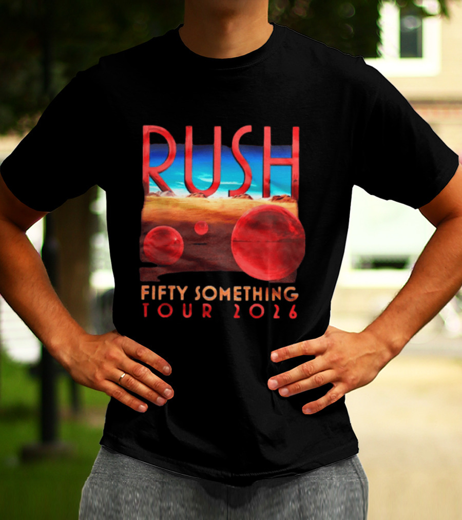 Rush Fifty Something Tour 2026 Spheres T-Shirt