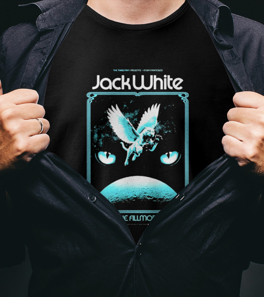Jack White The Fillmore San Francisco September 23 2026 Angel Imagery Concert T-Shirt