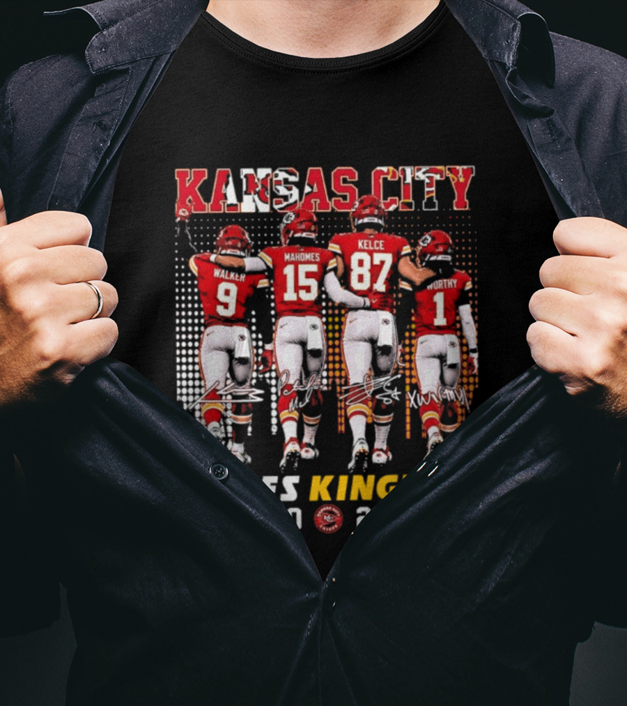 Kansas City Chiefs Kingdom 2026 Mahomes Kelce Walker Worthy T-Shirt