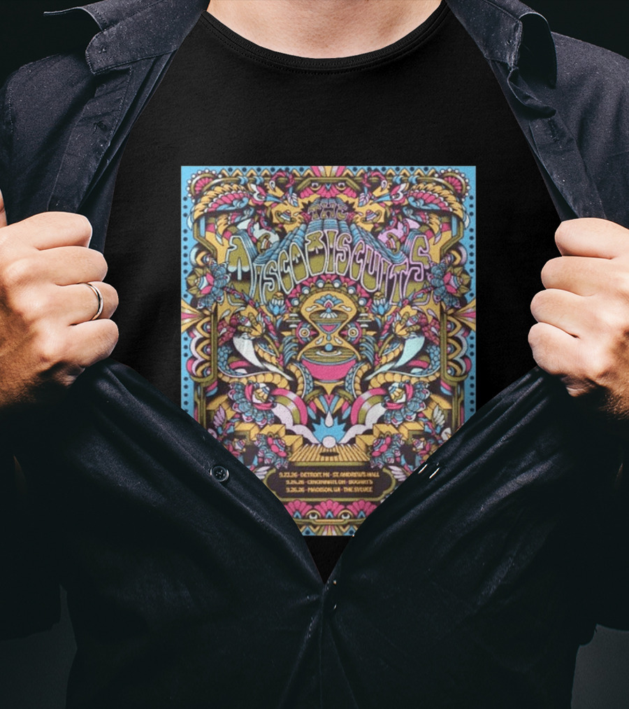 The Disco Biscuits At The Sylvee Madison WI Three Night Event September 26 2026 T-Shirt