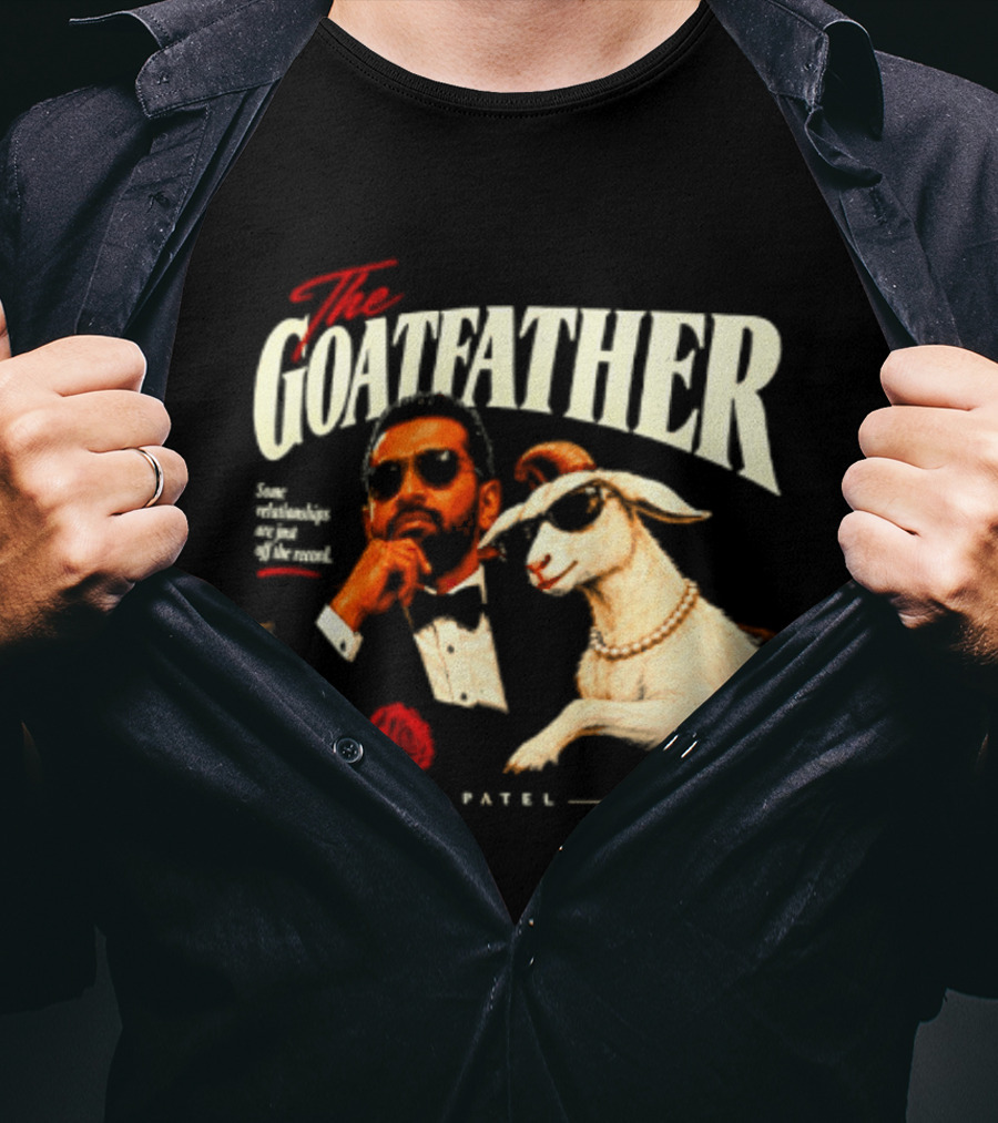 The Goatfather Kash Patel FBI Meme Goat T-Shirt