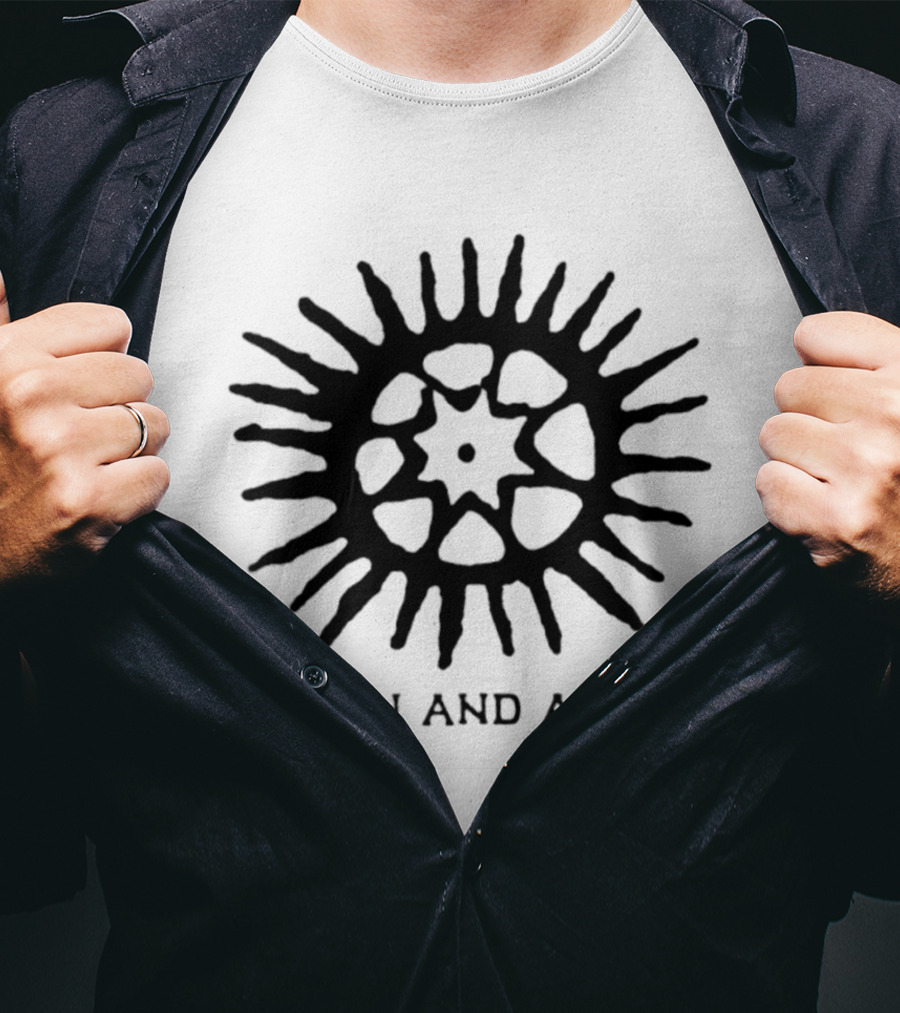 Again And Again Sun Minimalist Starburst T-Shirt