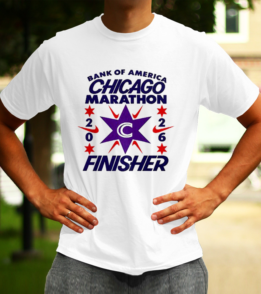 Bank Of America Chicago Marathon 2026 Finisher C Star Nike T-Shirt