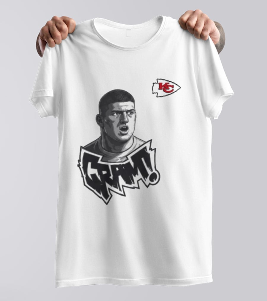George Karlaftis GRM KC Chiefs Football Player T-Shirt