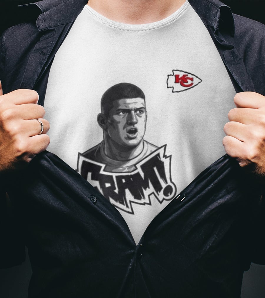 George Karlaftis GRM KC Chiefs Football Player T-Shirt