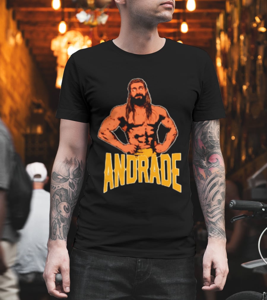 Andrade AEW Wrestling Lucha Libre Iconic Pose T-Shirt