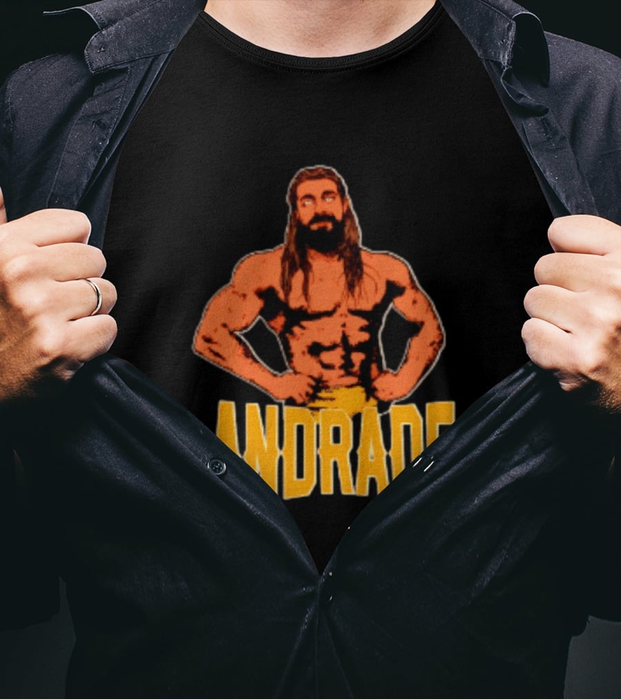 Andrade AEW Wrestling Lucha Libre Iconic Pose T-Shirt