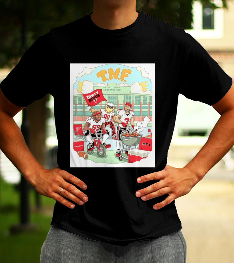 Atlanta Falcons Dirty Birds TNF Lambeau Field Tailgate Cooking T-Shirt