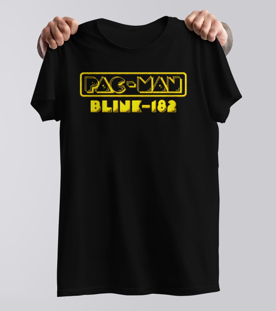 Pac Man Blink 182 Collaboration Yellow T-Shirt