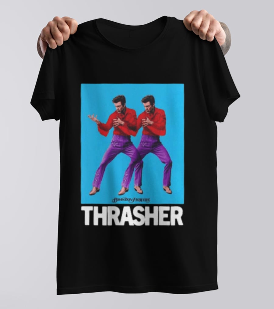 Brandon Flowers 2026 Thrasher Tour Double Vision T-Shirt