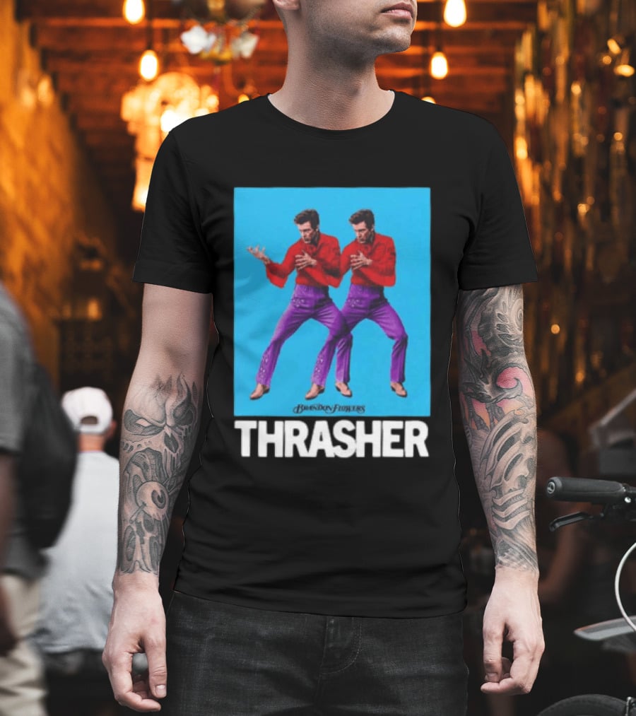 Brandon Flowers 2026 Thrasher Tour Double Vision T-Shirt