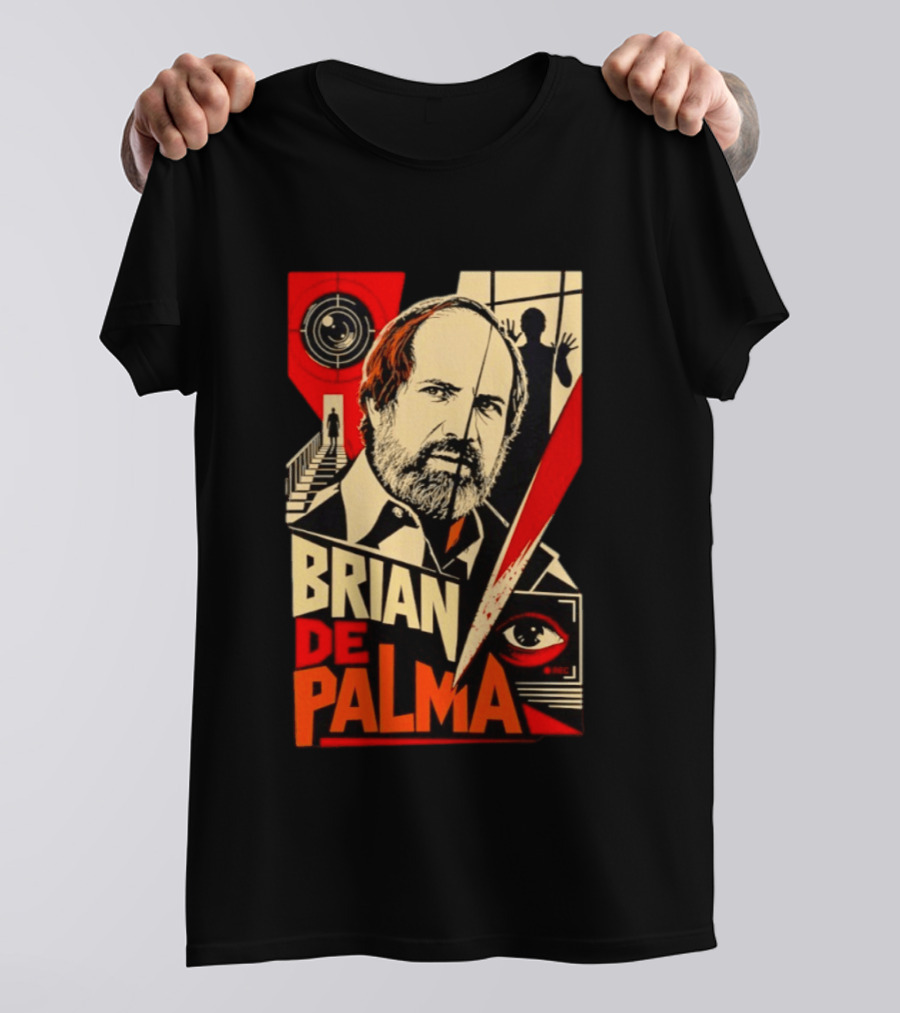 Brian De Palma The Camera Never Tells The Whole Truth Retro Film Noir T-Shirt