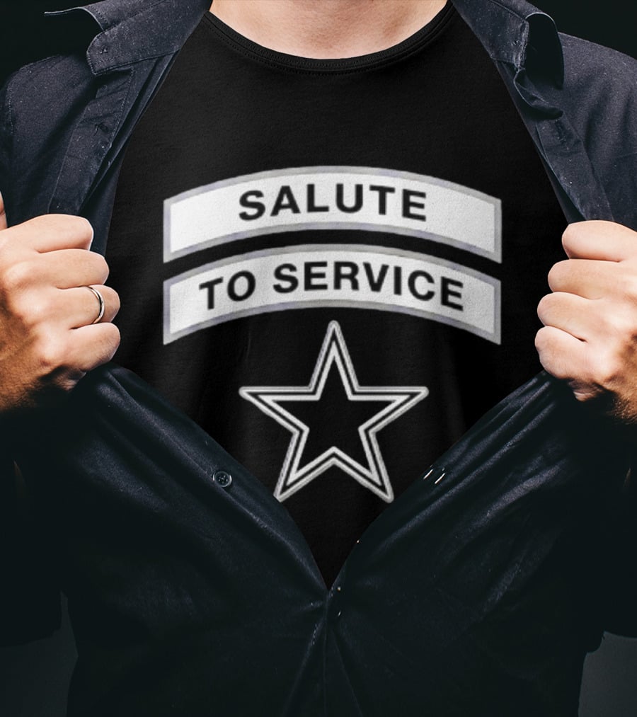 Dallas Cowboys Salute To Service Star 2026 T-Shirt
