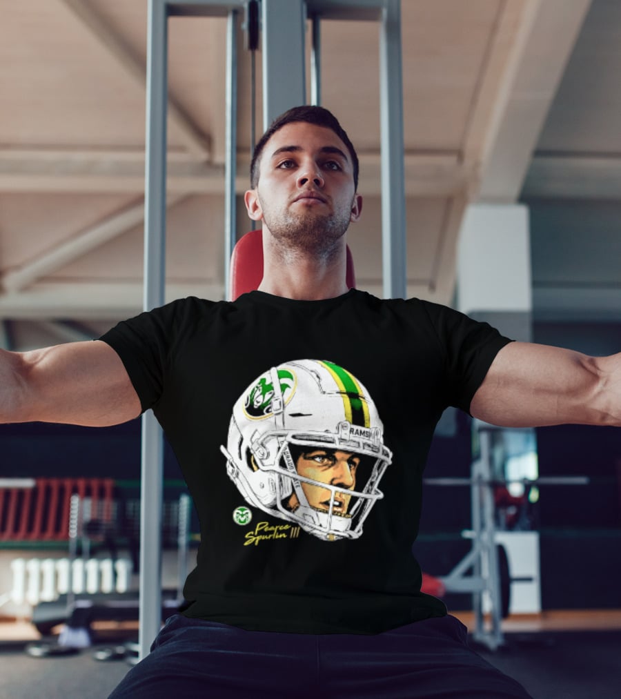 Darius Curry 3 Colorado State Rams NCAA Football Swag Head Prestigue Signature T-Shirt