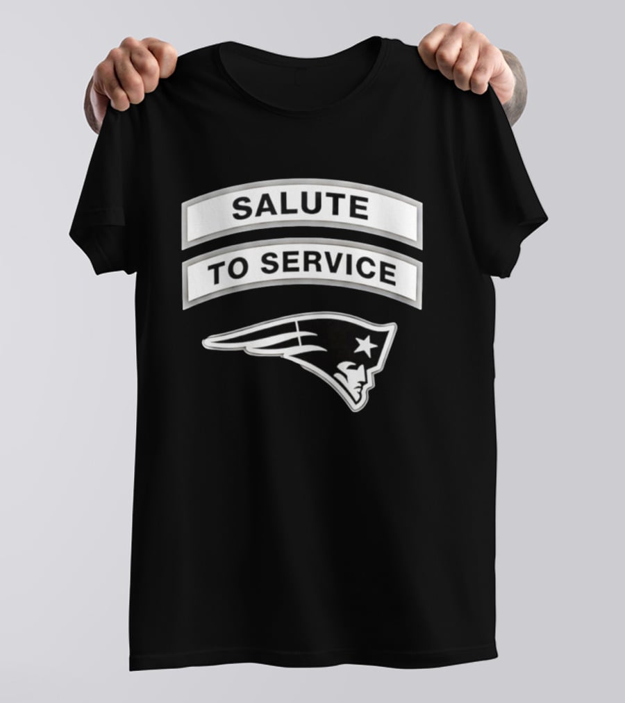 New England Patriots Salute To Service 2026 Patriots Team T-Shirt
