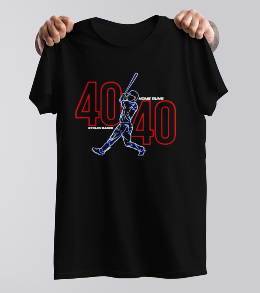 Pete Crow Armstrong 40.40 Home Runs Chicago Cubs Electric T-Shirt