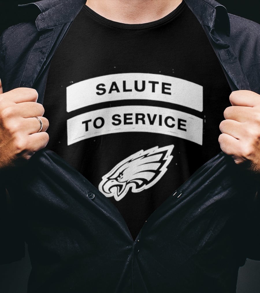 Philadelphia Eagles Salute To Service 2026 T-Shirt