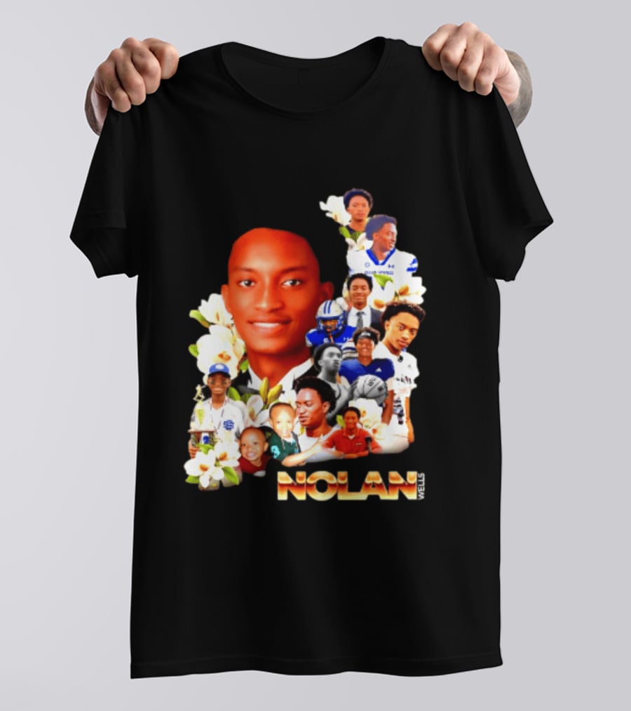Justice For Nolan Wells 2026 Memorial Collage T-Shirt
