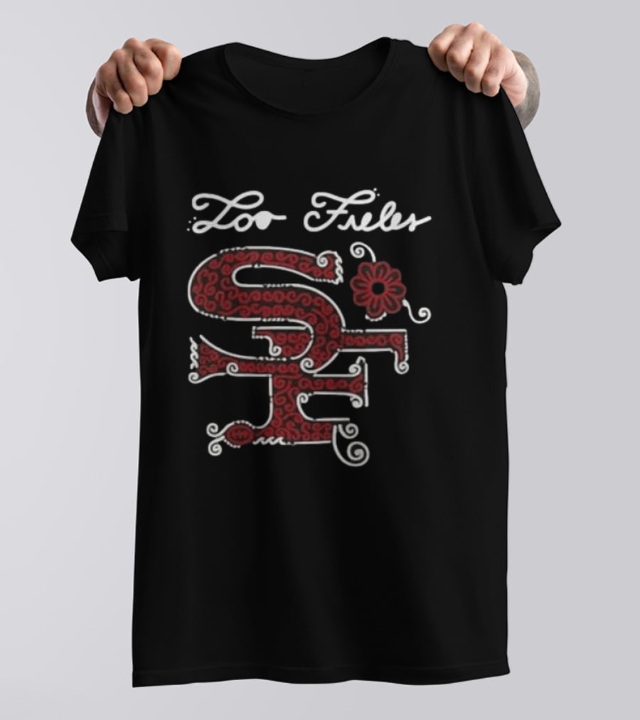 San Francisco 49ers Latino Heritage 2026 Celebración Con Estilo Flor Central T-Shirt