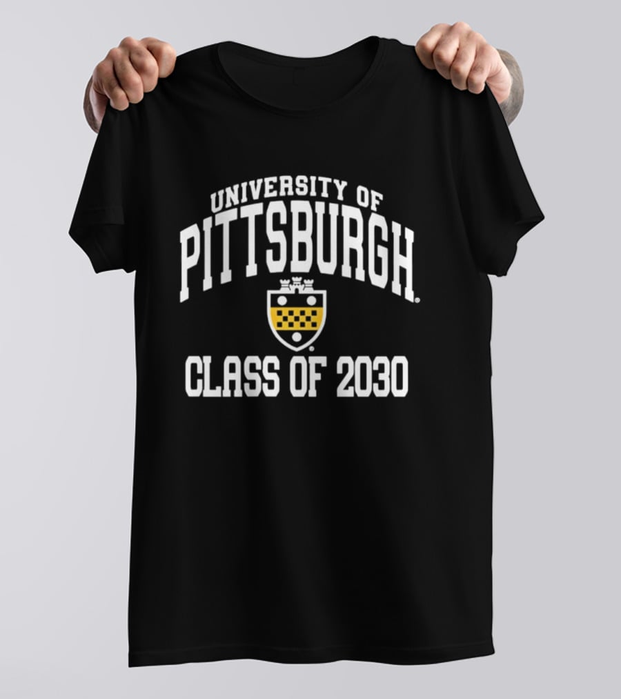 University Of Pittsburgh Class Of 2030 Crest T-Shirt