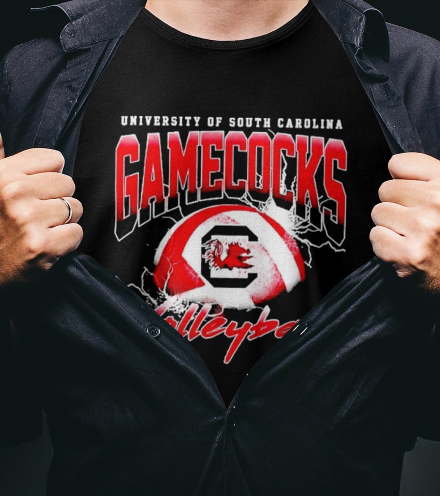 University Of South Carolina Gamecocks Volleyball Team T-Shirt