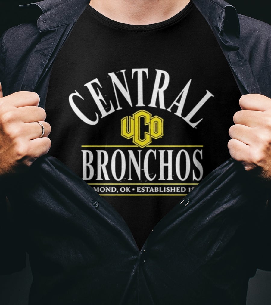 Central UCO Bronchos Edmond OK Established 1890 T-Shirt