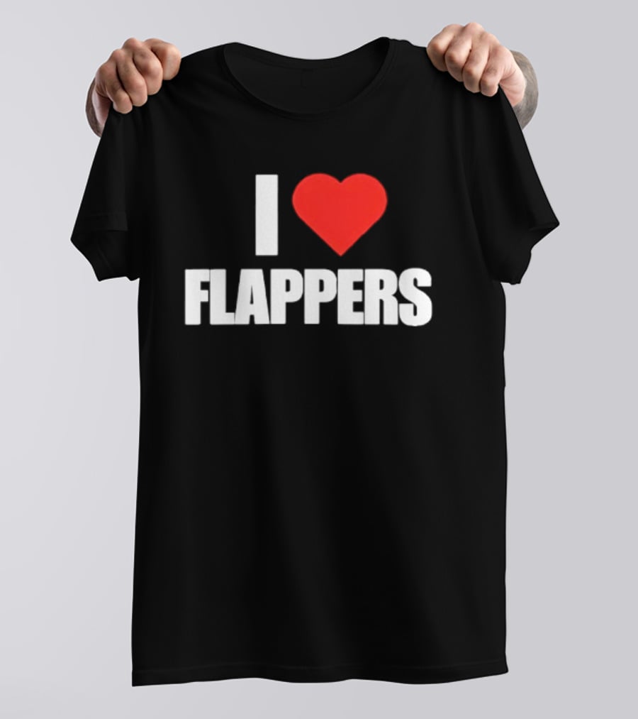 I Heart Flappers Retro Style Nostalgia Fan Favorite T-Shirt