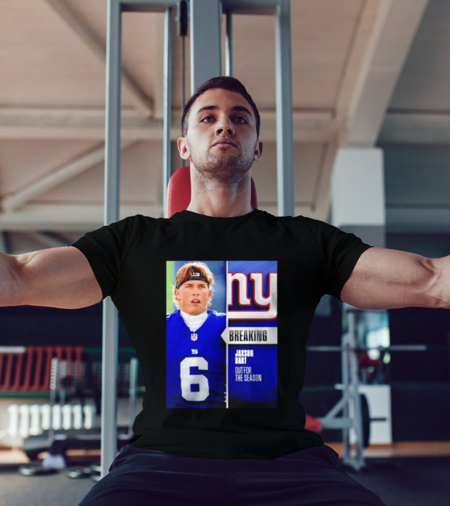 New York Giants Jaxson Dart Breaking Out For The Season T-Shirt