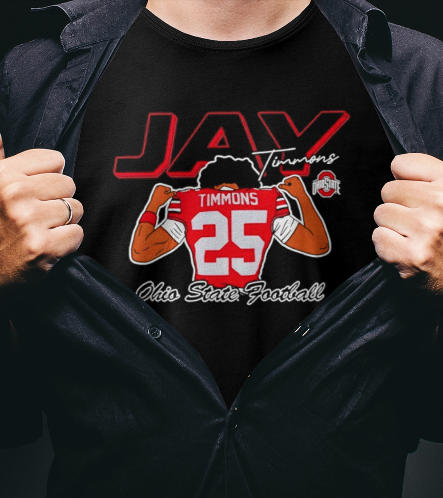 Ohio State Football Jay Timmons 25 Buckeyes T-Shirt