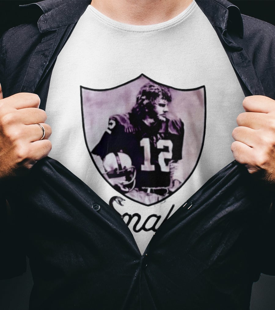 Ken Stabler Snake 12 Oakland Raiders T-Shirt