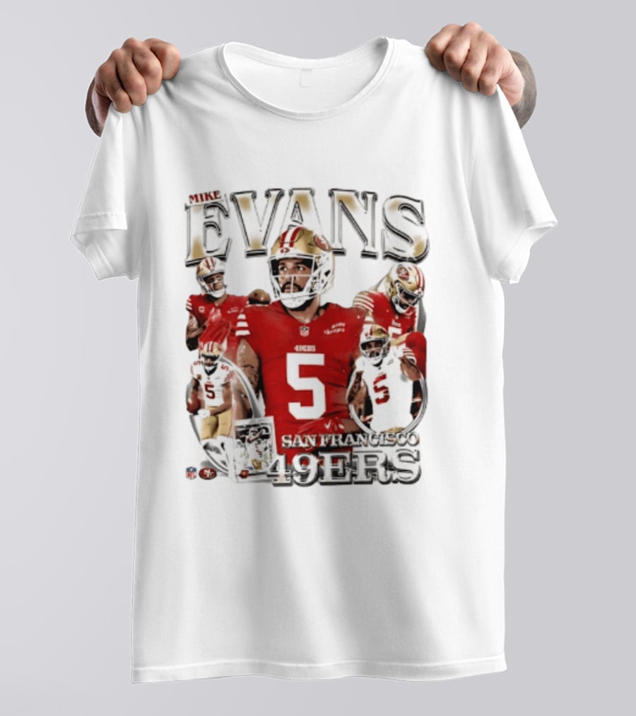 Mike Evans 49ers Player Collage San Francisco 2026 T-Shirt