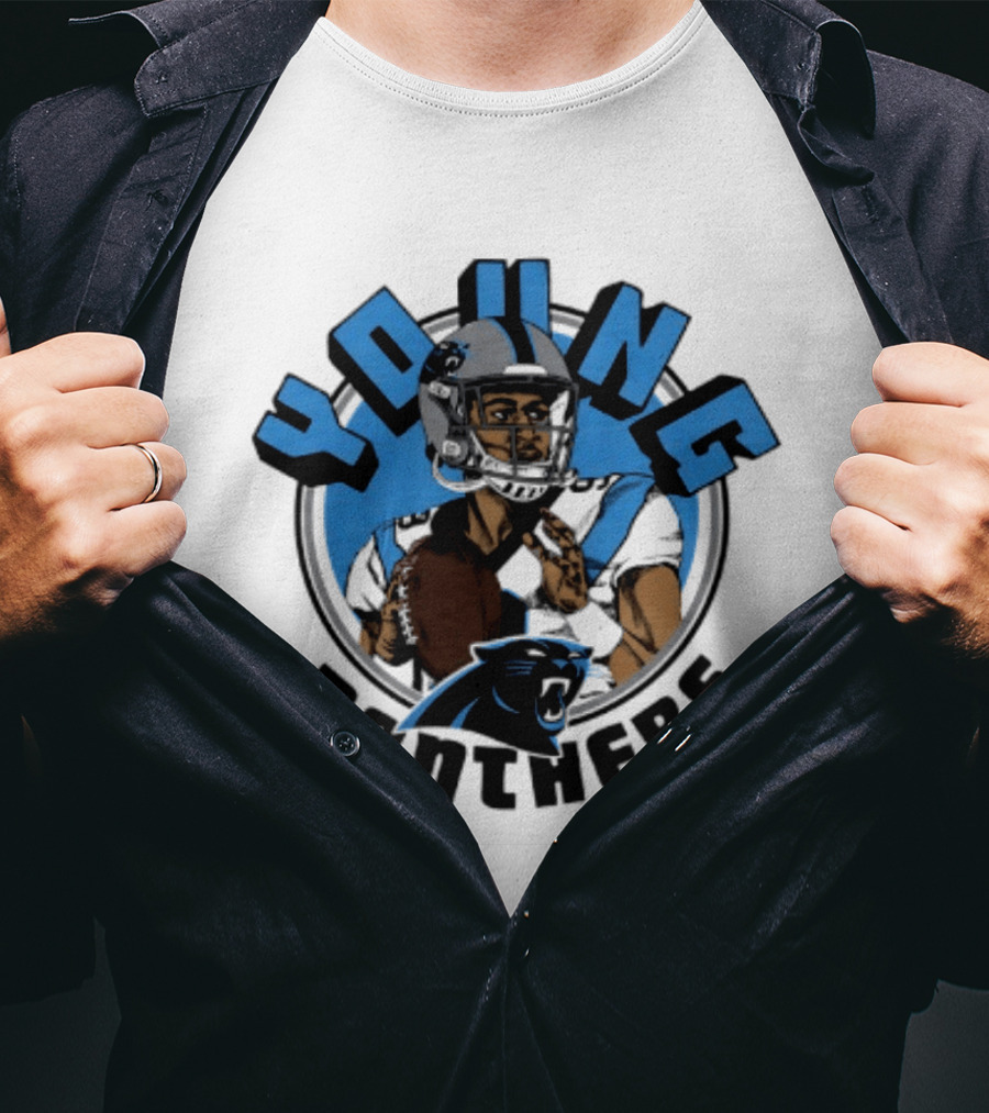 Bryce Young Carolina Panthers Football Star Quarterback T-Shirt