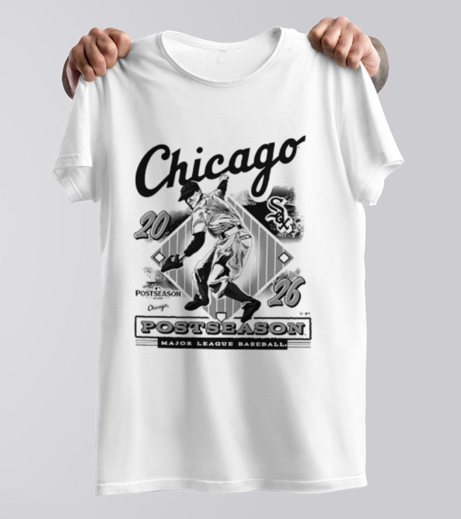 Chicago White Sox 2026 Postseason Baseball Diamond T-Shirt